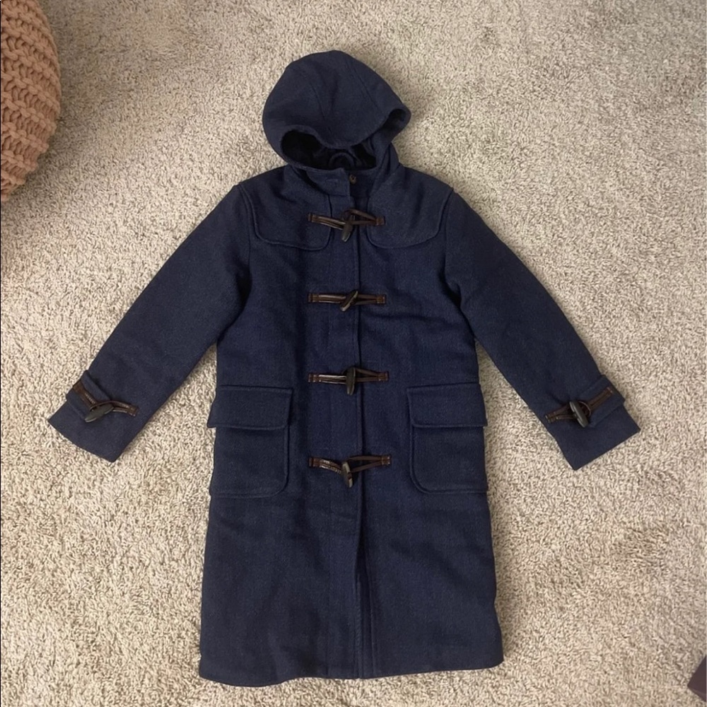 Gap kids girls Navy Blue Quilted Peacoat size M (7-8)